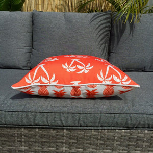 Orange Palmapple Outdoor Cushion Cover 45 x 45cm