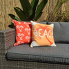 Orange Palmapple Outdoor Cushion Cover 45 x 45cm