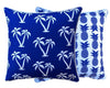 Mykonos Blue Palmapple Outdoor Cushion Cover 60 x 60cm