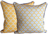 Yellow Fishscale Outdoor Cushion Cover 45 x 45cm