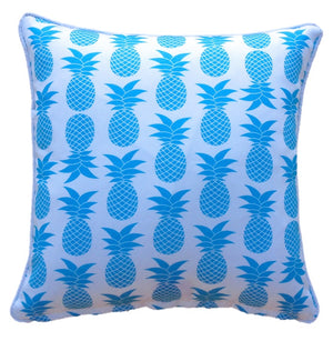 Blue Palmapple Outdoor Cushion Cover 45 x 45cm