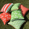 Lime Green Palmapple Outdoor Cushion Cover 45 x 45cm