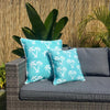 Turq Palmapple Outdoor Cushion Cover 45 x 45cm