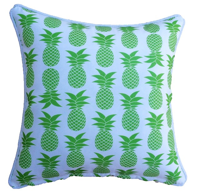 Lime Green Palmapple Outdoor Cushion Cover 60 x 60cm