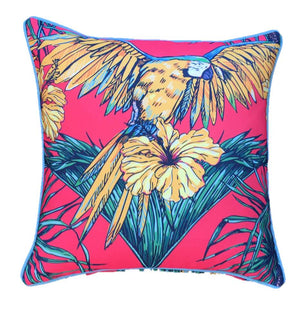 Parrot Yellow Outdoor Cushion Cover 45 x 45cm
